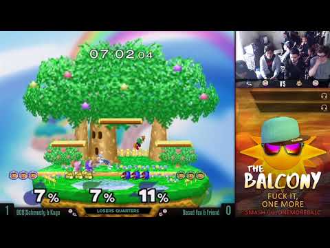 One More Balc (Melee) - Doubles Losers Quarters ft. BCB|Kage & Schmoofy VS BasedFox & Friend