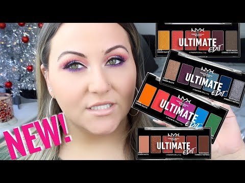 *NEW* NYX ULTIMATE EDIT PETITE SHADOW PALETTES REVIEW!