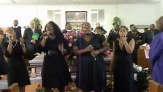The Miracle Sisters Singing at Myrtice Salem (Mema) Funeral 6/1/13 in Vidalia Georgia