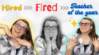 How I was Hired, Fired, and Art Teacher of the Year