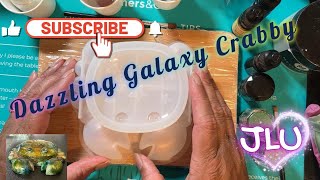Resin Project -Metallic Inks & Mica Powder to Recreate the Galaxy Effect! 🌌⭐🦀