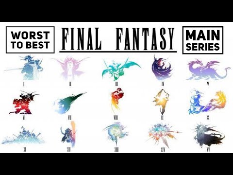 Worst to Best Final Fantasy Main Series Games
