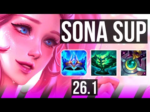 SONA & Lucian vs RAKAN & Ezreal (SUP) | KR Master | 26.1
