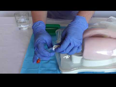 Measuring the pH of gastric aspirate video for healthcare professionals