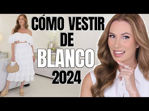 CÓMO USAR EL BLANCO. Todos los TIPS + LOOKS para vestir de blanco.
