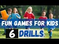 🎯6 Best U6 -U8 Soccer Drills  /  Fun Drills For Kids (2021)