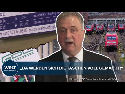 BAHNSTREIK: GDL-Lokführer wollen deutschlandweit unangekündigt streiken! Das sagt Weselsky