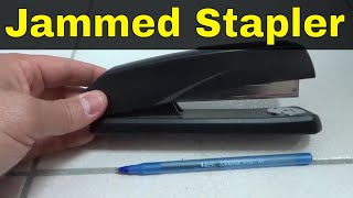 How To Clear A Jammed Stapler-Full Tutorial
