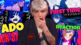 Reacting to ADO for THE FIRST TIME (Odo, Unravel, Usseewa & more!)