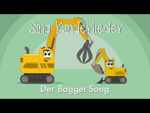 Der Bagger-Song (Jack & Mats) - Kinderlieder zum Mitsingen | Baggerlied | Sing Kinderlieder & EMMALU