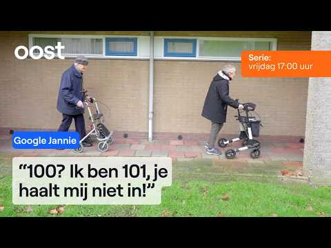 Google Jannie (101) maakt indruk tijdens 'date' met 100-jarige Jan | Oost