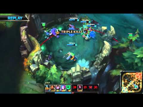 Dyrus Olaf Quadra Kill | NA LCS Quarter Final Game 3 Day 2 | 8/9/2015