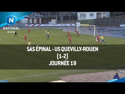 J19 : SAS Épinal - US Quevilly Rouen (1-2), le résumé