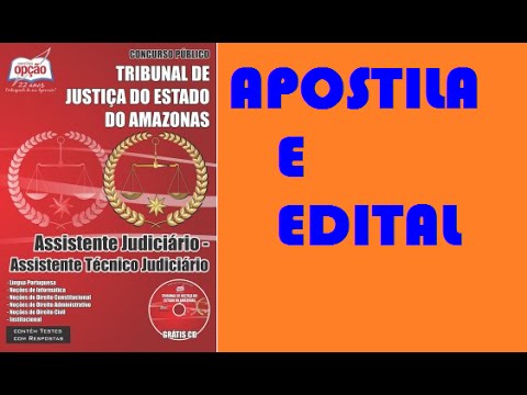 Apostila Concurso Assistente Judiciário 2015 TJ AM