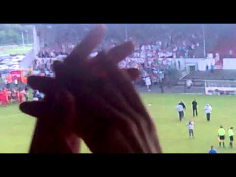 Sfeer op de bosuil na de match