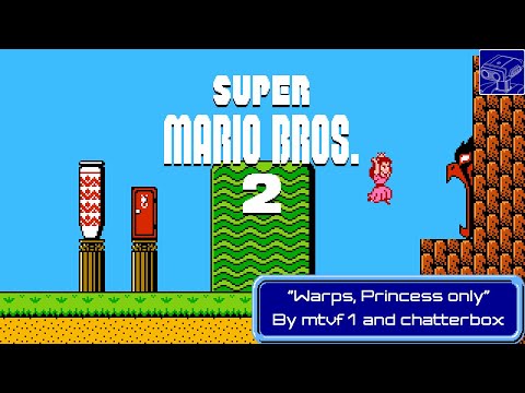 TASBot plays NES Super Mario Bros. 2 "Warps, Princess only" by mtvf1 and chatterbox in 08:20.82