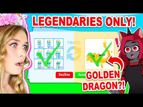 LEGENDARIES ONLY ONE COLOR Trading Challenge In Adopt Me! (Roblox)