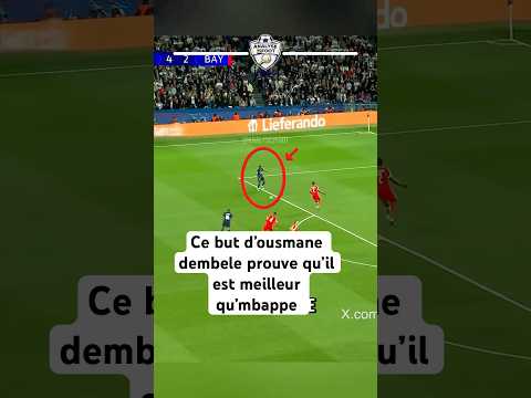 Ce but d’ousmane dembele prouve qu’il est meilleur qu’mbappe #psg #dembele #footballfrance