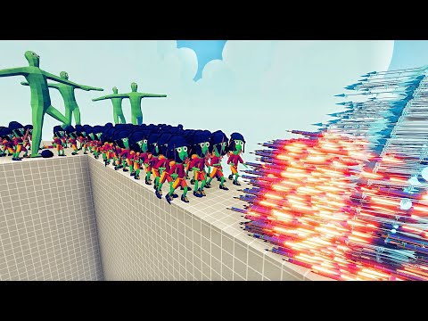 100x *NEW* KID +GIANT ZOMBIE vs EVERY GOD - Totally Accurate Battle Simulator TABS