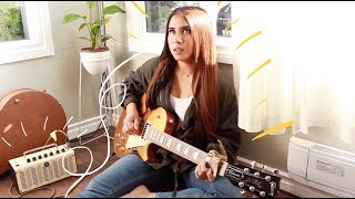 BROCKHAMPTON WASTE (electric guitar cover by annie green) with lyrics &amp; chords