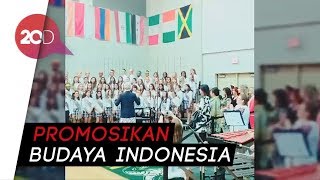 Keren! Gema 'Indonesia Raya' di Sekolah Internasional Awty di Texas