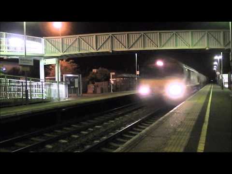 HD DBS 66047 flys past ashchurch working 6v55 bedworth to margam tanks 31/10/13