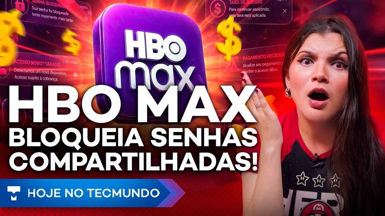 BEM AMIGOS, ACABOU! HBO MAX BLOQUEIA SENHAS COMPARTILHADAS! CLARO ICLOUD E GOOGLE ONE DE 2TB E +