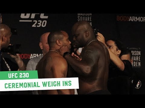 UFC 230 Ceremonial Weigh Ins Main Card
