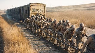Quando a GASOLINA ACABA, humanos transformam ZUMBIS em MÁQUINAS com SUPER FORÇA pra puxar TRENS