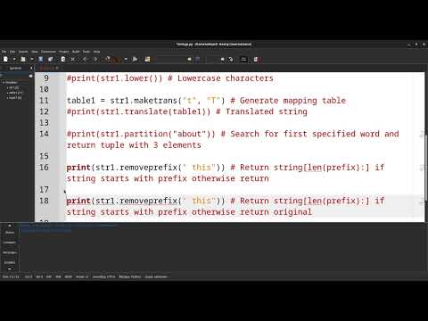 Python For Manipulating Strings Part Iii
