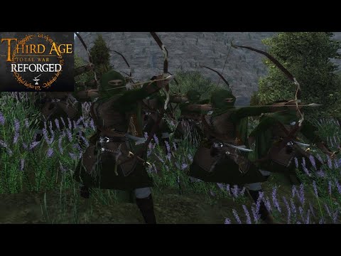 ERYN LASGALEN, LAND OF THE SILVANS (Siege Battle) - Third Age: Total War (Reforged)