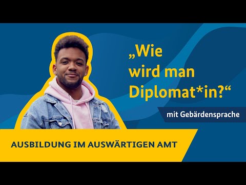 Diplomatie im Dialog – wie wird man Diplomat:in? - mit Gebärdensprache