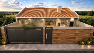CASA PEQUENA E MODERNA || 3 QUARTOS  || PLANTA BAIXA !!