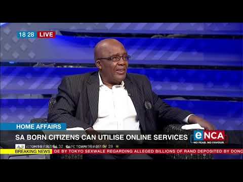 In conversation with Home Affairs Minister Dr Aaron Motsoaledi