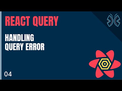 React Query Tutorial 4 Handling Query Error