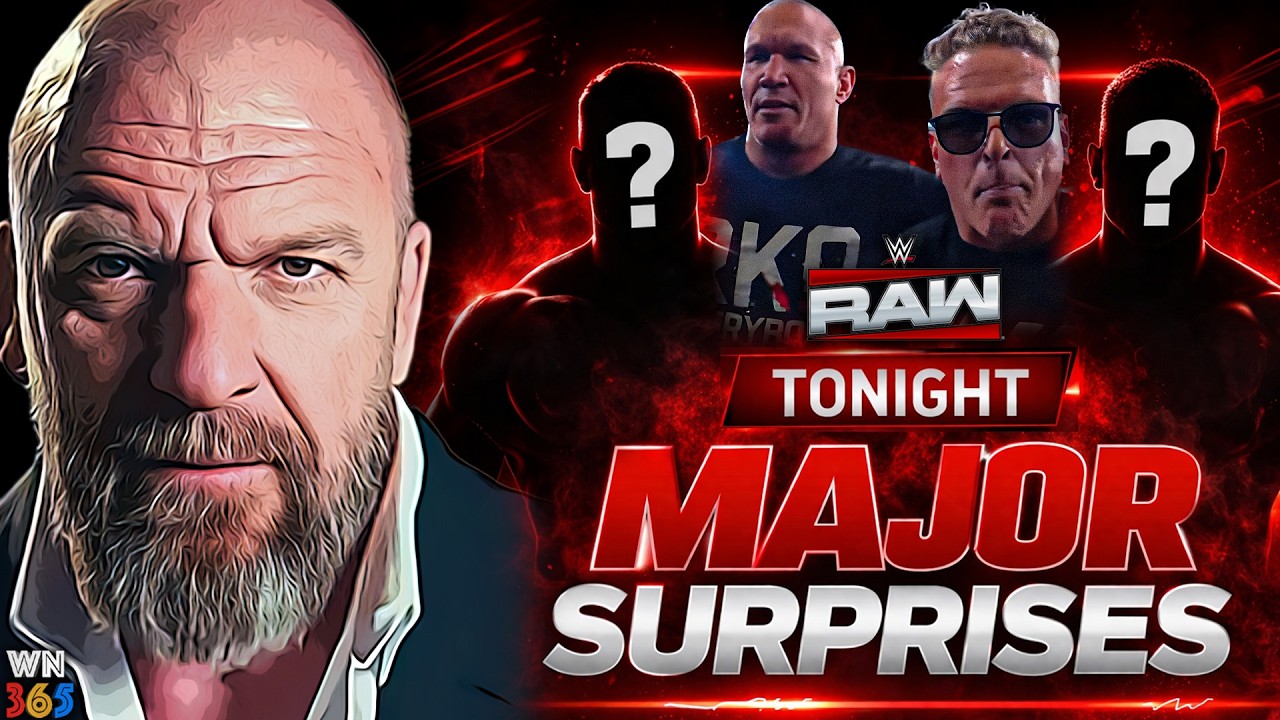 5 WWE RAW MAJOR SURPRISES TONIGHT!