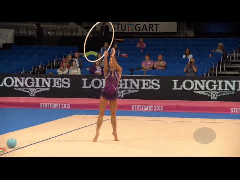 VASS Dora (HUN) – 2015 Rhythmic Worlds, Stuttgart (GER), Qualifications Hoop