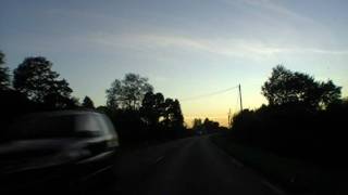 preview picture of video 'Driving On The D9 Between Le Merzer & Guingamp, Côtes d'Armor, Brittany 12th October 2009'