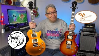 Video thumbnail for Flight Centurion & Risa LP Electric Ukulele Comparison by Ukulele Wales