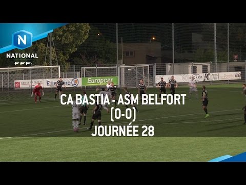 J28 : CA Bastia - ASM Belfort (0-0), le résumé