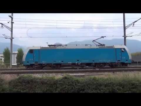 E 483 104 NORDCARGO IN MANOVRA A CHIASSO SMISTAMENTO. 17 - 10 - 2015.