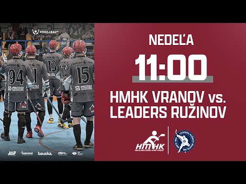 LIVESTREAM: HMHK VRANOV - LEADERS RUŽINOV