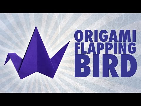 Origami Flapping Bird (Folding Instructions)