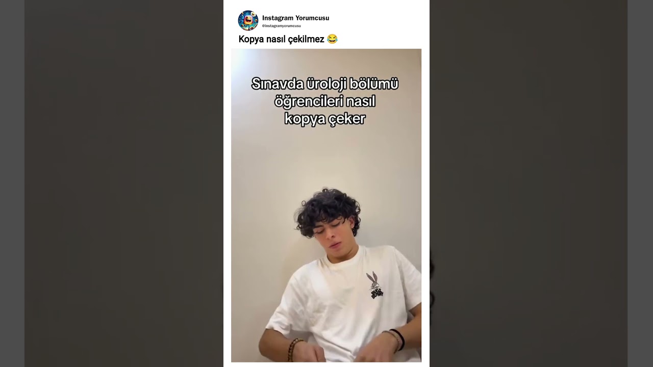 Kopya nasıl çekilmez 😂