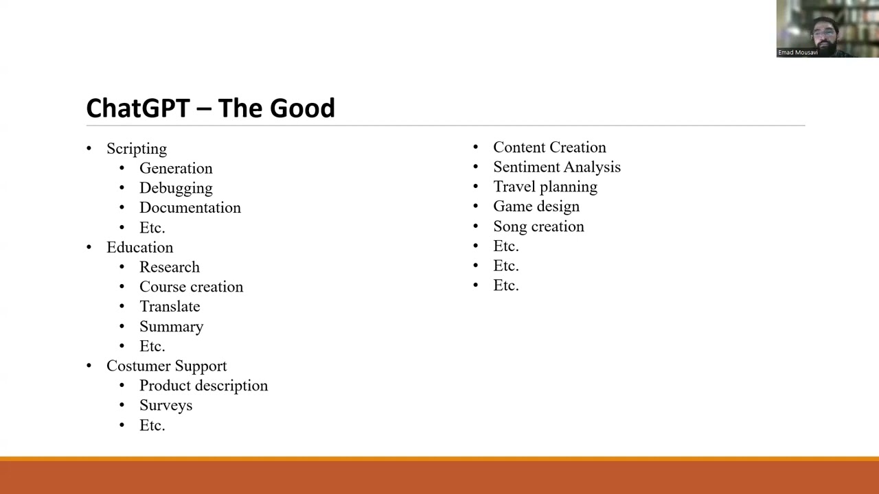Emad Mousavi - A Look at the State of AI Through the Lens of Conversational AIs