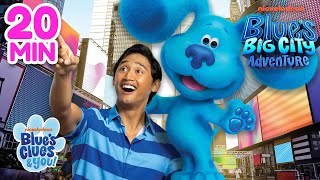 Blue's Big City Adventure Movie Sing Along! | 20 Minute Compilation | Blue's Clues & You!