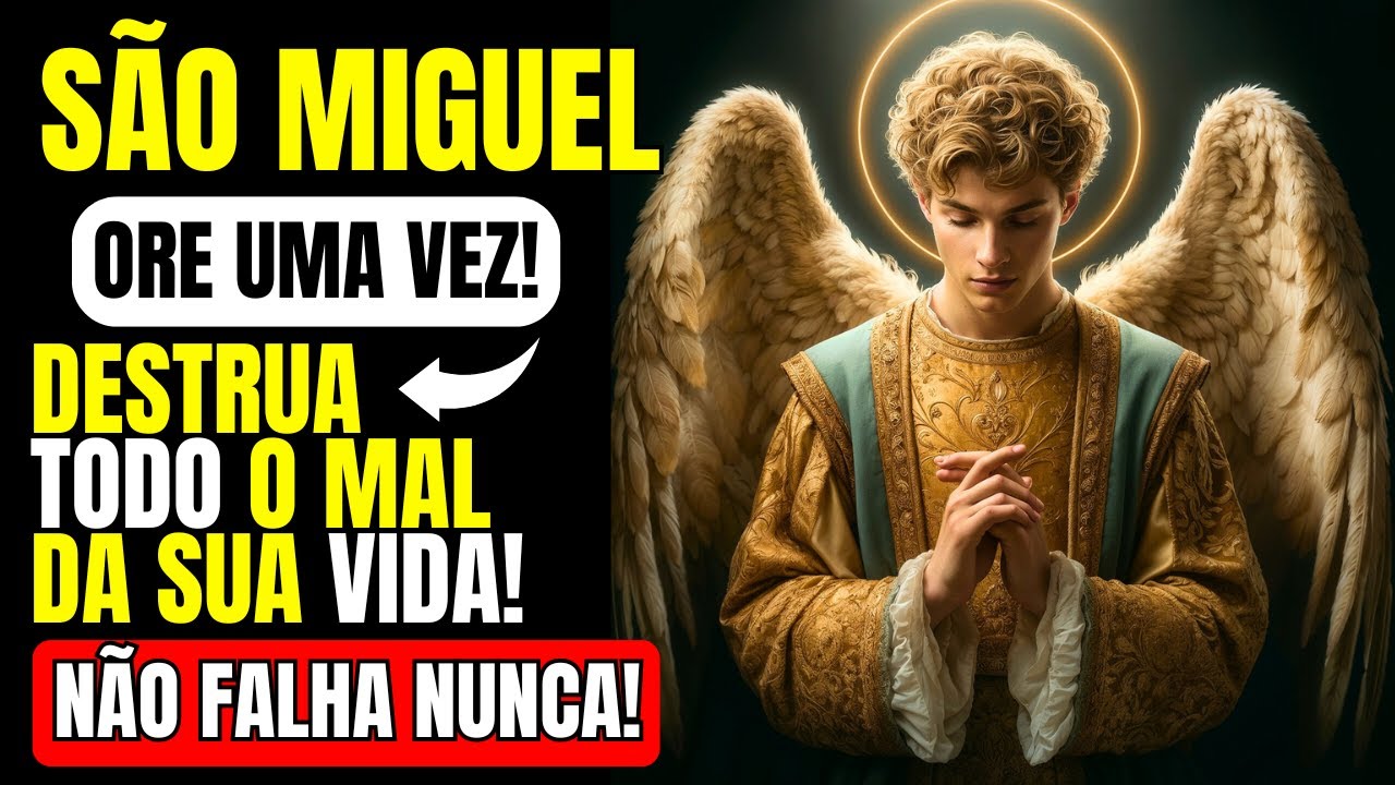🔥 ARMADURA ESPIRITUAL! REZE ESTA ORAÇÃO E SINTA O PODER DE SÃO MIGUEL ARCANJO EM SUA VIDA!
