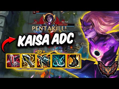 Kaisa vs Ezreal ADC ( PentaKill ) Korea Grandmaster 721 LP | Patch 25.19