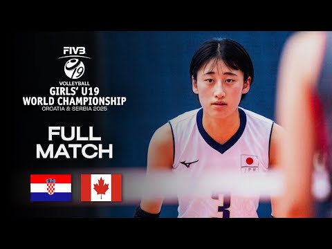 Croatia vs. Canada - Pool A (CRO) | Girls' U19 World Champs 2025 - Full Match