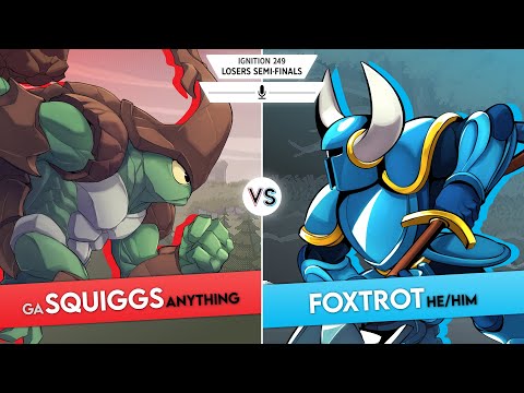 Ignition 249 - Losers Semi-Finals - GA | Squiggs (Kragg) Vs Foxtrot (Shovel Knight)